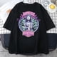 thumbnail image 5 of Camiseta gótica con estampado de pesadilla antes de Navidad para mujer, ropa de calle gótica de manga corta, Top suelto Retro Unisex, camisa Y2K, 5 of 5
