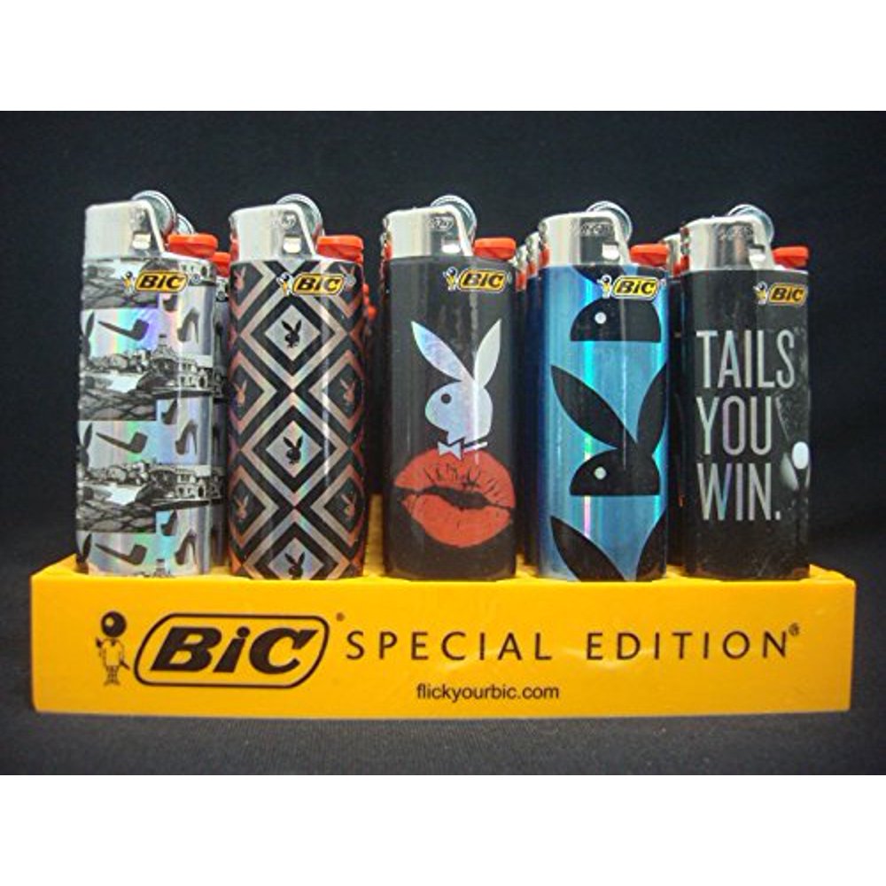 Bic Full Size Lighters Special Playboy Series 5 Pack