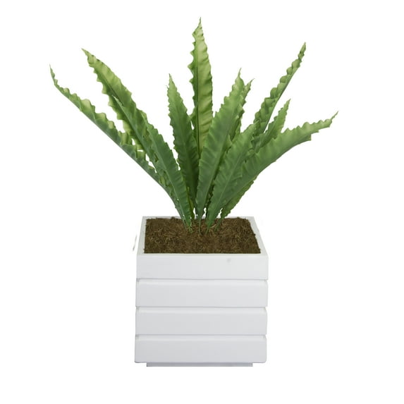 Vintage Home Artificial Faux Real Touch 36" Real Touch Agave Plant And Fiberstone Planter