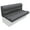 Slate / Dark Neutral, variant on Wise BM1145-986 Premier Series Pontoon 50" Bench Cushion Set - Platinum / Spectra Navy / Cobalt