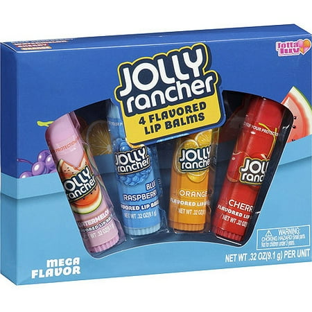 Lotta Luv Wrigley's Flavored Lip Balms, 4 count
