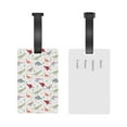 thumbnail image 4 of Honeii Cute Dinosaur Print Luggage Tags for Suitcases, Airplane Travel Essentials for Flying, International Travel Must Haves, and Luggage Accessories, 4 of 5