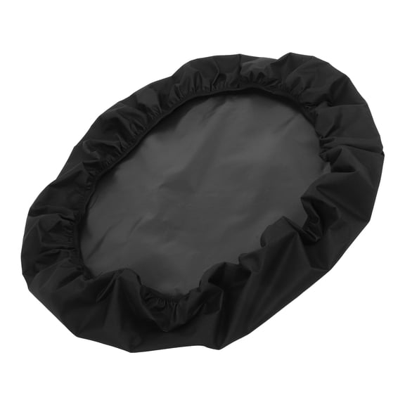 MEIBUTYUP Fire Pit Cover Black Oxford Fabric Weather Resistant Outdoor Patio Garden Protector