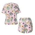 thumbnail image 5 of Lsque Fish Seahorse Women's Short-Sleeved Pajama Set - 2 Piece Soft and Lightweight Sleepwear Set-X-Large, 5 of 9