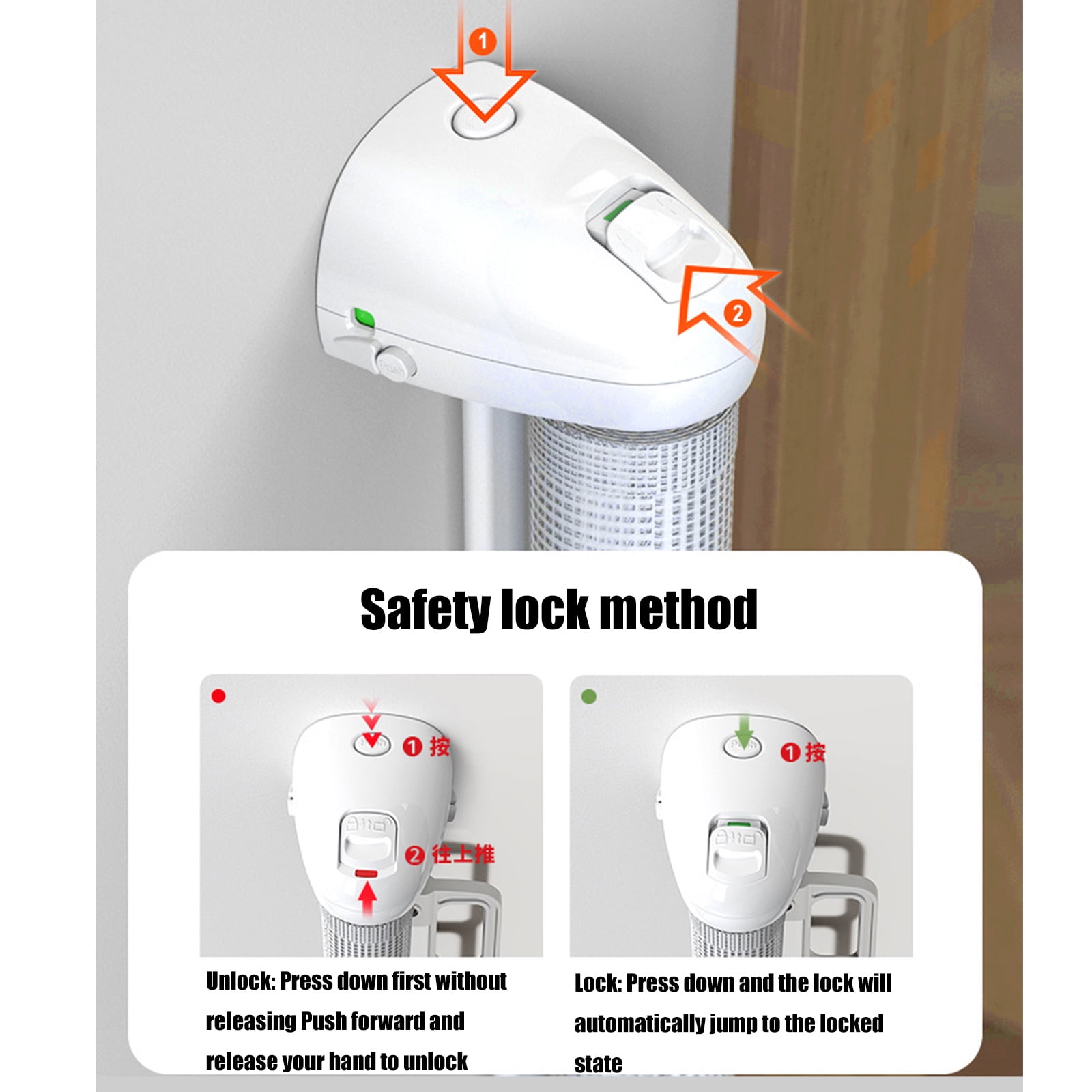 Retractable Meshes Baby Gates Adjustable Baby Staircases Guard Child Safety Gates Household Dog Barrier Easy to Install