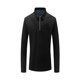 thumbnail image 3 of Blusa y camisa de manga larga con cuello vuelto para hombre, camisa deportiva de color liso con solapa y cremallera, blusa de manga larga con solapa para hombre, 3 of 8