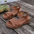 thumbnail image 4 of Xdegoge Womens Sandals Open Toe Sporty Gladiator Sandals Multi Straps Laser Cut Studded Ankle Buckle Arch Support Flatform Walking Shoes, 4 of 9