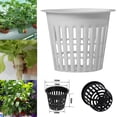 thumbnail image 3 of Plastic Garden Mesh Net Pot Hydroponic Basket Planting Nursery Grow Supplies For Clone Planting, 3 of 6