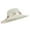 White, variant on Eoperou Women Sun Hat Solid Color Breathable Holes Wide Brim Beach Hat Headwear