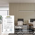 thumbnail image 5 of 2 Pack Acoustic Wood Wall Panels  - 94.5" x 12.6" Soundproof Slat Panels for Modern Interior Decor, 5 of 7