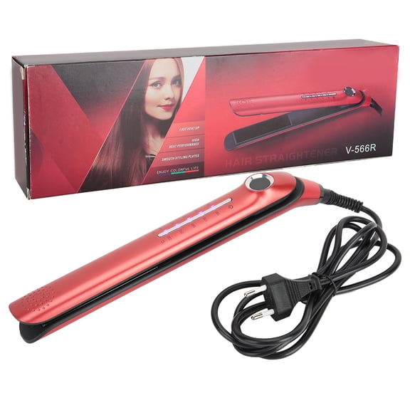 Professional Hair Straightener Flat Iron EU Plug 110-240V - Salon Styling Tools