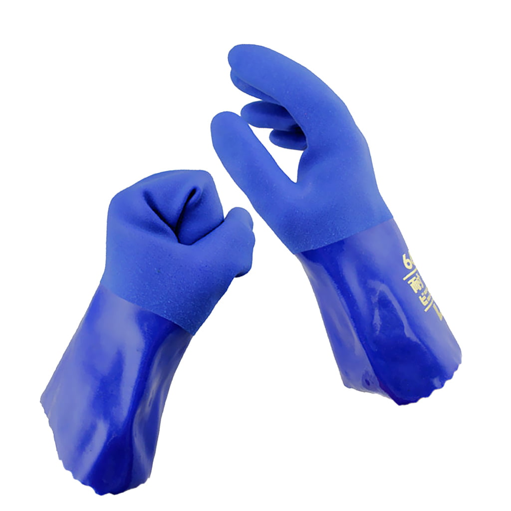 Waterproof Oil Resistant Gloves Nitrile Breathable Safety Resistant Fully Coated 