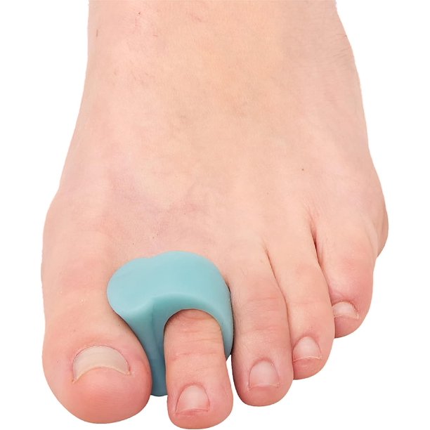 gel toe separators for overlapping toes, bunions, big toe alignment