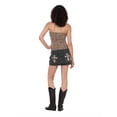 thumbnail image 5 of Forever 21 Women's Sleeveless V Neck Halter Top, Fitted Cropped Tank, Casual Summer Going Out Style Top, Leopard, XXS-XXL, 5 of 6
