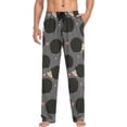 thumbnail image 3 of GZHJMY Hedgehog Pajama Pants for Men, Lounge Pants Lightweight Men Pajama Bottoms with Drawstring Pockets, Christmas New Year Birthday Gifts, XX-Large, 3 of 6