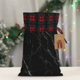 thumbnail image 5 of Disketp Black Marble Texture Abstract Drawstring Christmas Bags, Xmas Gift Bags, Christmas Wrapping Bags, Xmas Goodie Bags, Party Favor Bags-Black, 5 of 8