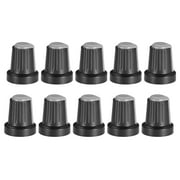 Unique Bargains 10 Pcs 6mm Shaft Hole Knob for Speaker Effect Pedal Amplifier Potentiometer Knob Grey Mark