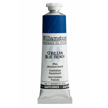 UPC: 0877463000263 | Williamsburg Handmade Oil Paint  37 ml  Cerulean Blue French  Safflower