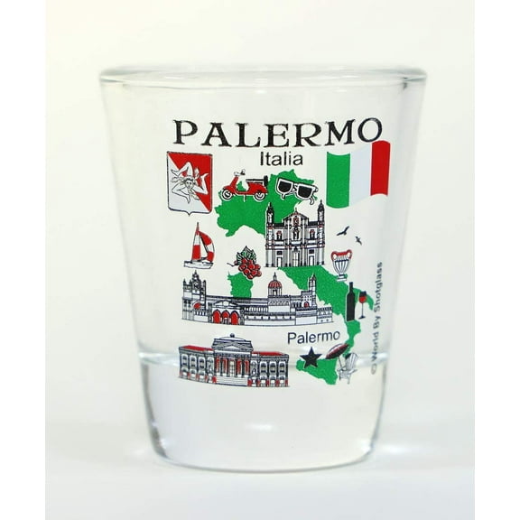 Palermo Sicily Italy Great Italian Cities Collection Shot Glass