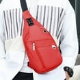 thumbnail image 3 of PENGXIANG Crossbody Backpack Adjustable Buckle Design Anti-greasy Super Light One Strap Shoulder Backpack for Travel, 3 of 10
