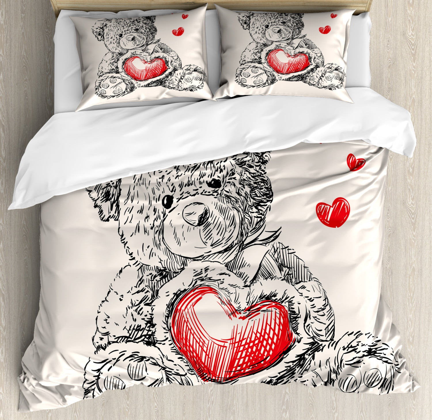 teddy duvet set