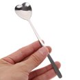 thumbnail image 2 of WRITWAA 10Pcs Stainless Steel Dessert Spoons Pudding Spoon for Home Romantic Flair Silver Color Long Handle, 2 of 8