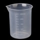 thumbnail image 5 of 4x 50 150 250 Laboratorio De Plástico Transparente De 500 Ml Se Graduó Vaso Herramienta Taza De Medir Sunnimix Cubilete transparente de la cocina del laboratorio, 5 of 8