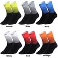thumbnail image 2 of Men Women Cycling Socks Anti-Slip Wearproof Breathable Running Hiking Sports Outdoors Athletic Compression Socks, 2 of 8