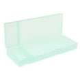 thumbnail image 1 of KLKCMS Plastic Pencil Case Pen Storage Box School Office Tabletop Supplies Blue L, 1 of 9