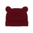 thumbnail image 1 of Alvage Cotton Baby Hat Bear Ear Baby Beanie Hats Newborn Boys Girls Hospital Hat Set 0-12Months, 1 of 5