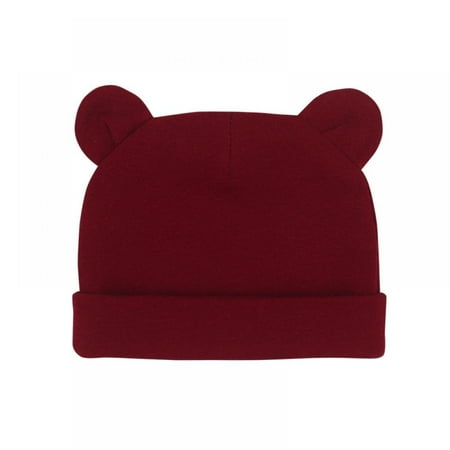 

EleaEleanor New Newborn 0-12 Months Baby Hat Boy Girl Beanies Cute Ears Bonnet Infant Cotton Hats Warm Hospital Cap