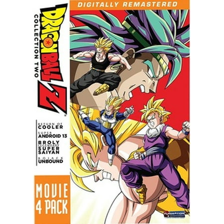 DRAGON BALL Z-MOVIE PACK #2-MOVIES 6-9 (DVD) (4DISCS) (The Best Dragon Ball Z Game For Android)