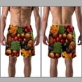 thumbnail image 3 of luoweisi Men's Beach Shorts Quick Dry Swim Trunks with Mesh Lining Acorns L, 3 of 5