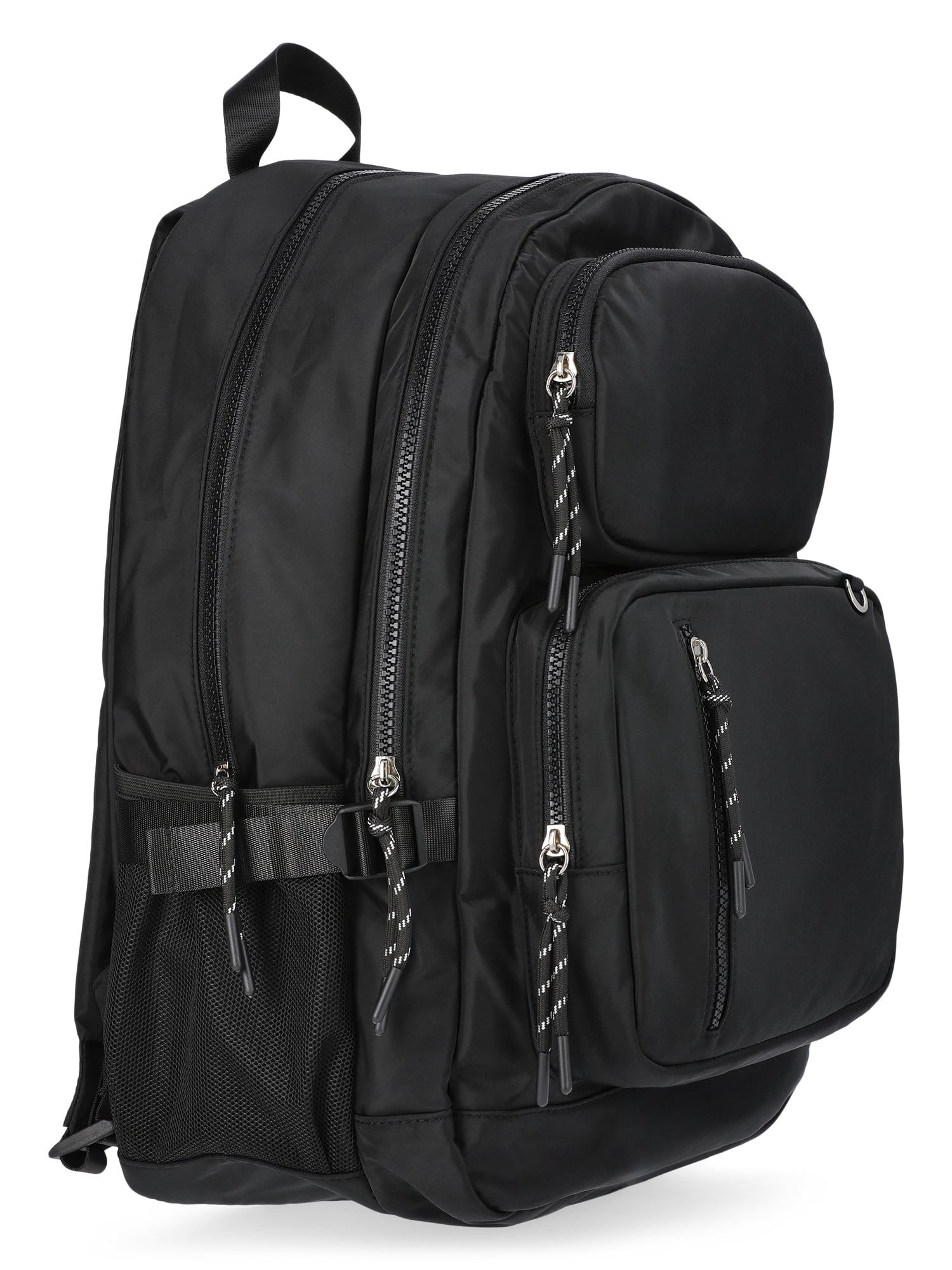 No Boundaries Women's 17.5" Multi Pocket Backpack, Black