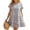 Floral 1, variant on Floral Printed Womens Ruffles Boho Babydoll Loose Swing Casual Short Mini T-Shirt Dress