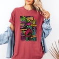 thumbnail image 6 of CLOTEX Comfort Colors® Vintage Universal Monsters T-Shirt, Retro Horror Movie Graphic Tee, 90s Gothic Horror Aesthetic Tee Big Print, Bay XL, 6 of 7