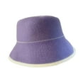 thumbnail image 2 of Gorro de sauna de fieltro, gorro de baño , portátil, diámetro de 29 cm, resistente al calor, accesorio de regalo, de sauna para ducha, baño de Púrpura, 2 of 8