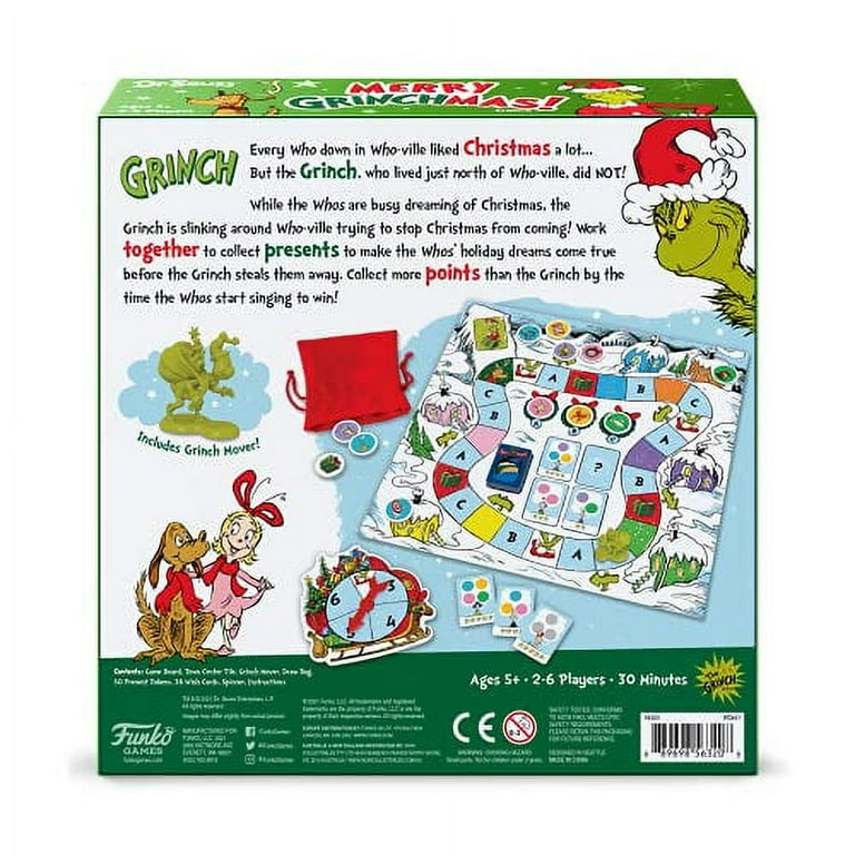 Funko Dr. Seuss Merry Grinchmas! Family Game, Ages 5+, 2-6