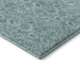 thumbnail image 4 of Addison Rugs Mayfield Washable Transitional Floral Teal Rectangle Rug, 3' x 5', 4 of 6