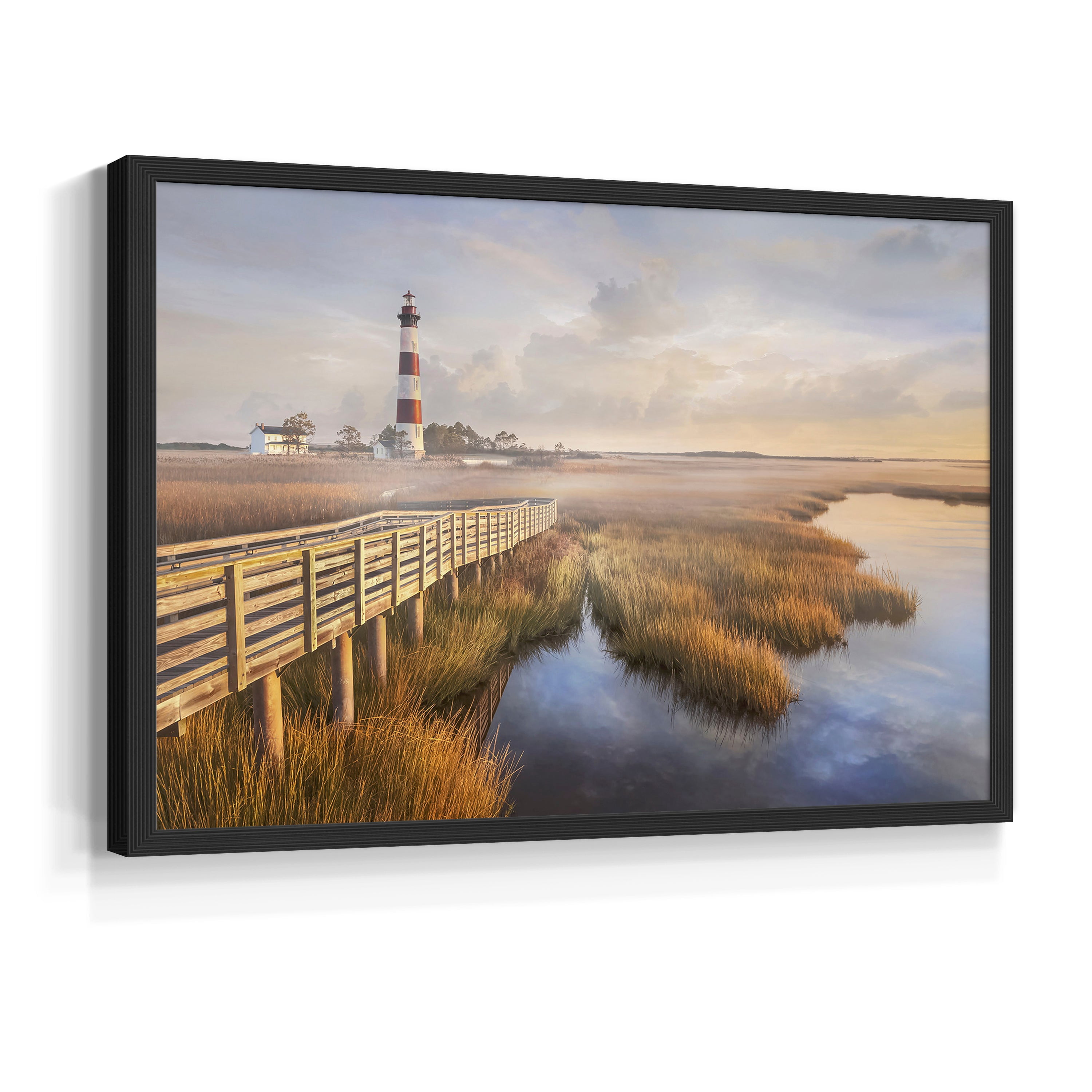Private Path II by Mike Calascibetta - Restickable Framed Giclée Print