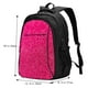 thumbnail image 5 of Fotbe Rose Red Glitter Mochila con Estampado y Puerto USB para Hombre y Mujer, Mochila Antirrobo, Mochila de Viaje, Mochila Escolar, Mochila Universitaria, 5 of 7