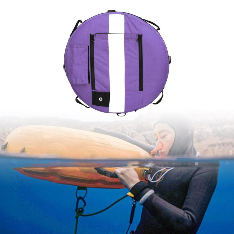 Scuba Diving Training Buoy Freediving Flag Float Marker Inflatable