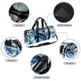 thumbnail image 2 of Dolphin Swim Bag, Sports Bag, Travel Bag, Yoga Bag - 17.7 inch Size with Interior Zipper Pocket and Large Capacity, 2 of 6