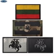 thumbnail image 2 of Lithuanian Flag Embroidered Patches National IR Reflective Multicam Lithuania Flags Armband Decorative Badges, 2 of 4