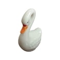 thumbnail image 4 of Ceramic White Swan Figurines Cake Toppers,Elegant Swan Couple Statues,Modern Minimalist Art Knick Knacks for Shelf Office Living Room Coffe Table(Female), 4 of 5