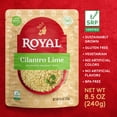 thumbnail image 3 of Royal Cilantro Lime Basmati Rice - Ready to Heat Basmati Rice - 8.5 oz Microwaveable Pouch, 3 of 10