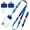 Dark Blue, variant on Phone Lanyards, Wrist Lanyards for Keys, Adjustable Shoulder Neck Strap,Universal Crossbody Cell Phone Lanyard for iPhone Case ID Badges,Card Holder, Car Key, and Most Smartphones (Stars)