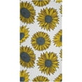 thumbnail image 7 of GZHJMY Sunflower Soft Hand Towels, 2 Pcs Absorbent Bath Towel Decorative Fingertip Towels for Bathroom Gym Spa Hotel Beach Swimming Pool,14.4"x 28.3", 7 of 7