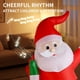 thumbnail image 5 of Juguete Santa Claus Inflable de 4 Pies con Control Remoto, Decoración Navideña para Fiestas y Eventos Al Aire Libre, 5 of 9