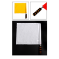 thumbnail image 3 of Green Sports Referee Flag 4 Pieces Track and Field Event Referee Flag Football Goal Flag Flag Bearer Flag Sponge Handle, 3 of 6